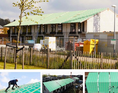 Unidek Aero Comfort dakpanelen voor ”Het Brouwershof”